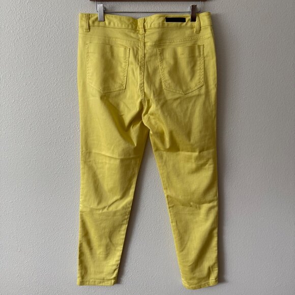 Baccini Fun‎ Yellow Skinny Pants Size 14P - Picture 5 of 8